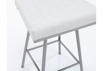 amisco dx marshmallow  inch counter seat height stool   