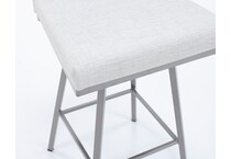 amisco dx marshmallow  inch counter seat height stool   