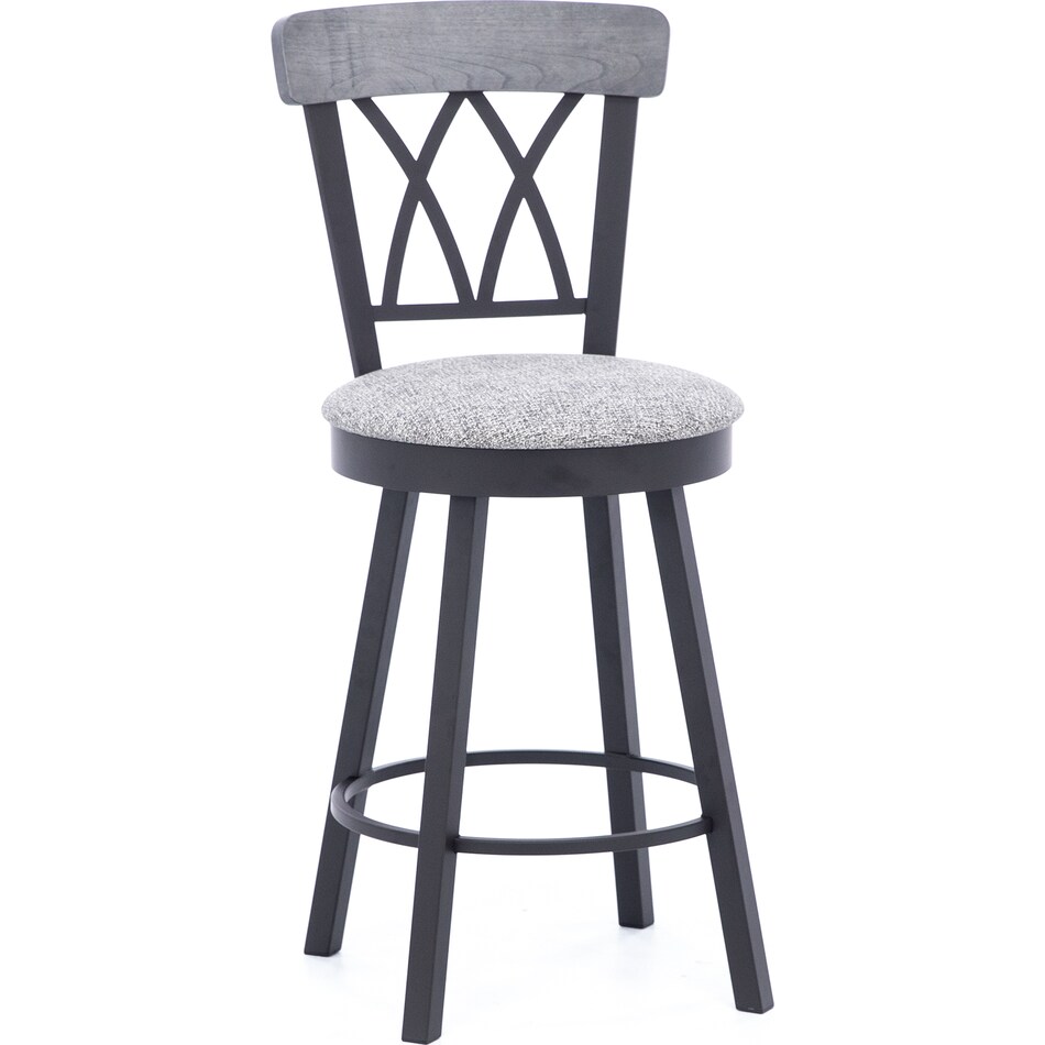 amisco frame  oxidado back  mouse   ew atmosphere  inch counter seat height stool   