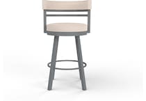 amisco grey inch standard seat height stool   