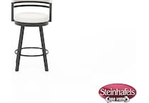 amisco grey  inch counter seat height stool  image   