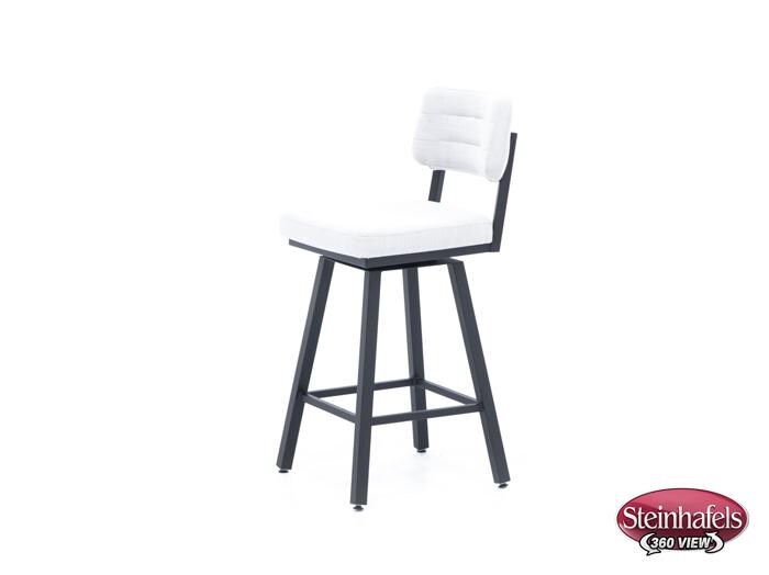 amisco grey bar stool  image   