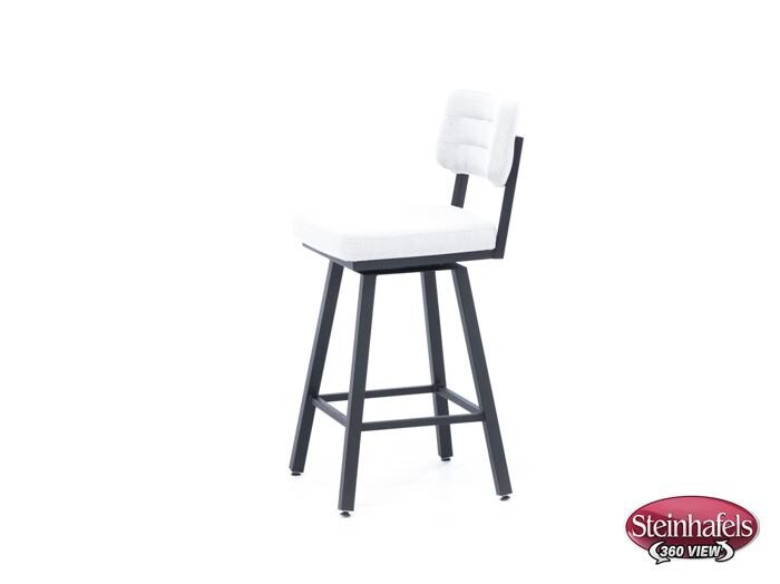 amisco grey bar stool  image   