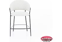 amisco metallic  inch counter seat height stool  image   