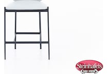 amisco metallic  inch counter seat height stool  image   