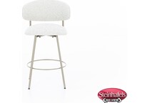 amisco metallic  inch counter seat height stool  image   