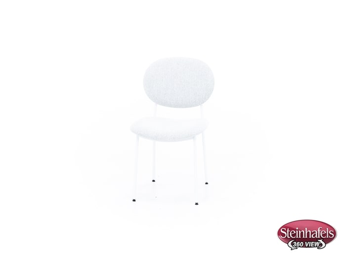 amisco white inch standard seat height side chair  image   