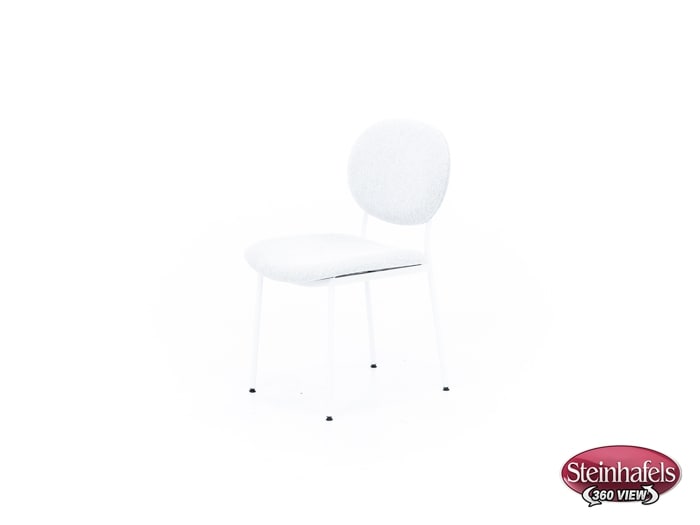 amisco white inch standard seat height side chair  image   