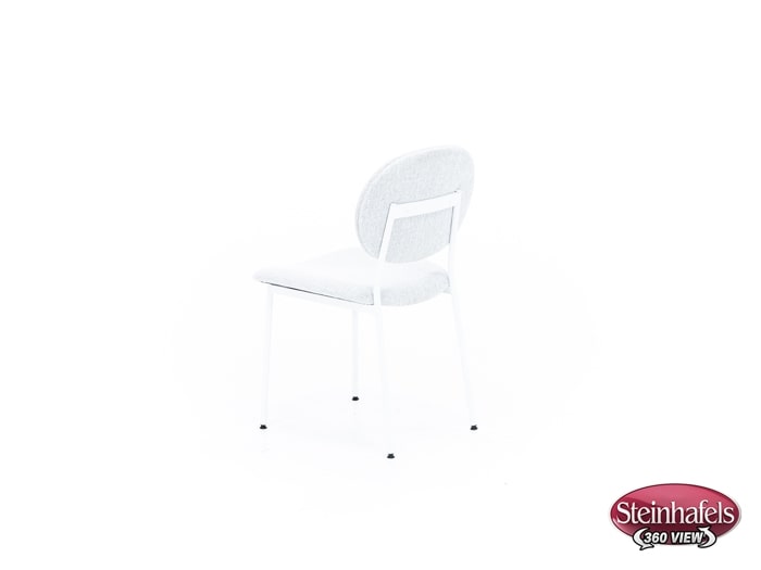 amisco white inch standard seat height side chair  image   