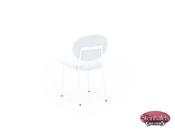 amisco white inch standard seat height side chair  image   