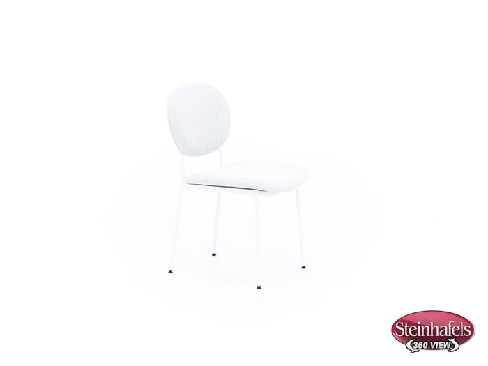 amisco white inch standard seat height side chair  image   