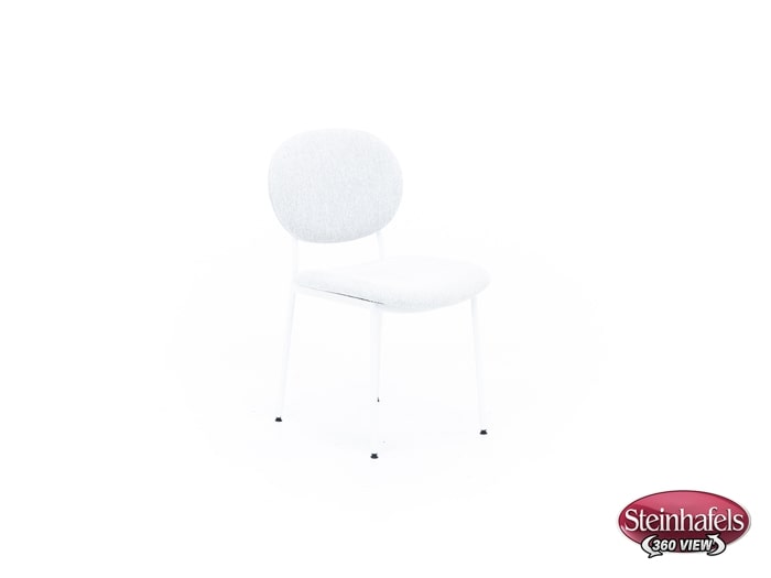 amisco white inch standard seat height side chair  image   