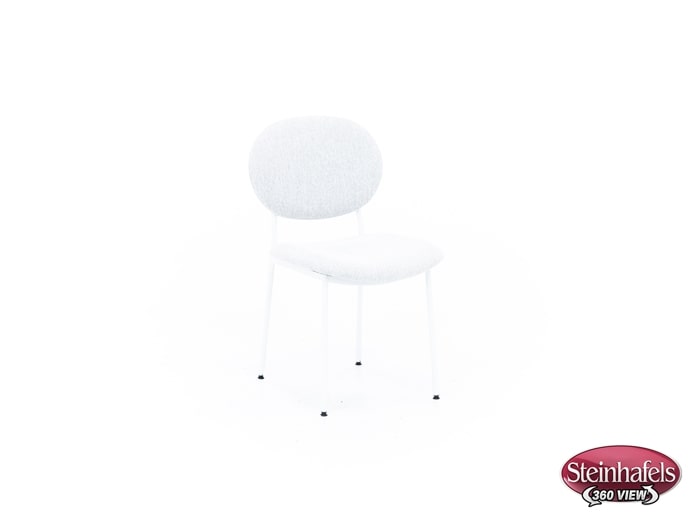 amisco white inch standard seat height side chair  image   