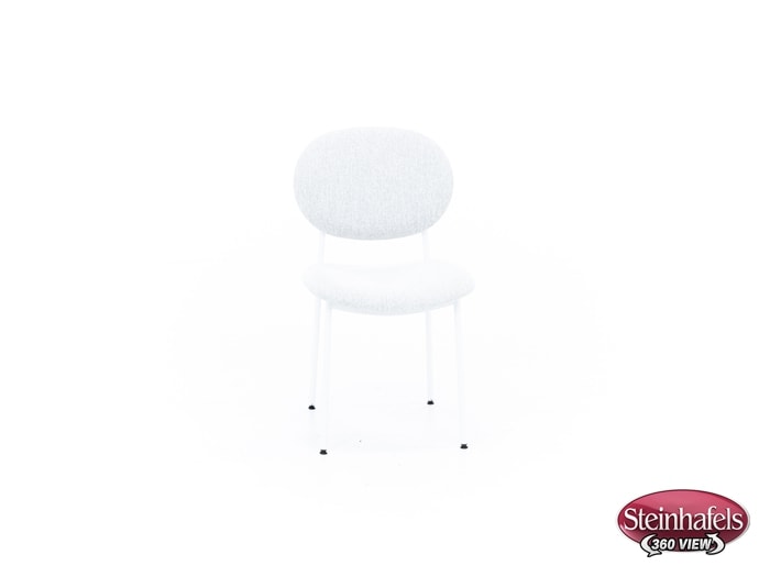 amisco white inch standard seat height side chair  image   