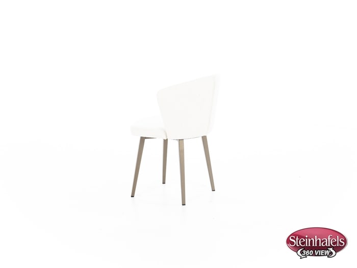 amisco white inch standard seat height side chair  image   