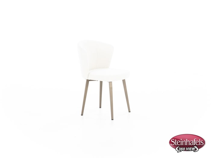 amisco white inch standard seat height side chair  image   