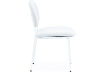 amisco white inch standard seat height side chair   