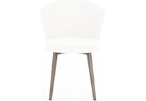 amisco white inch standard seat height side chair   