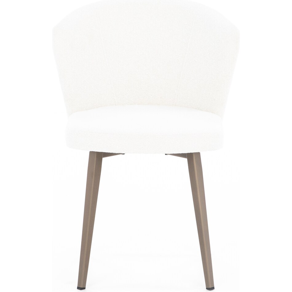 amisco white inch standard seat height side chair   