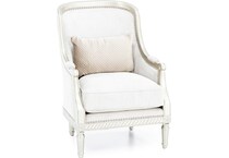 aria designs beige accent chair z  