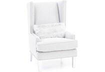 aria designs grey accent chair z  