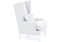 aria designs grey accent chair z  
