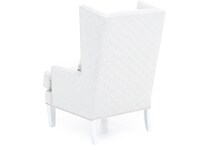 aria designs grey accent chair z  