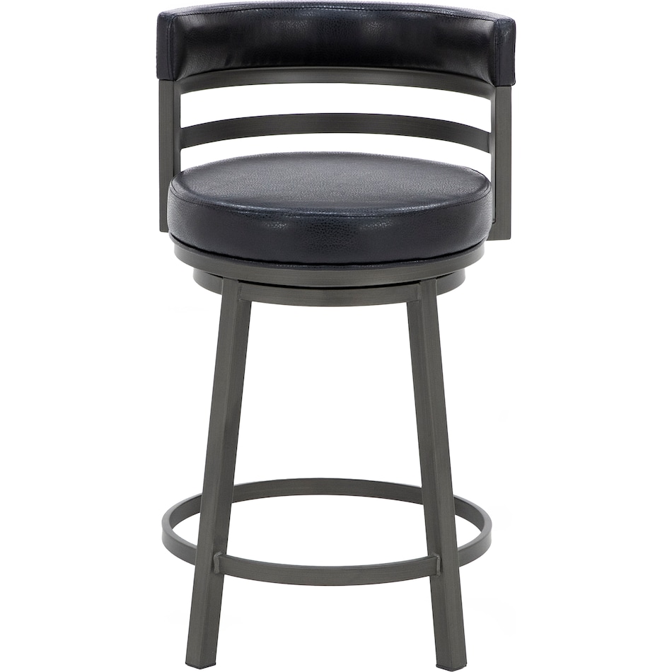 armn black inch & over bar seat stool   