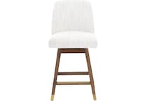 armn brown oak   beige inch & over bar seat stool   