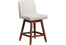 armn brown oak   beige inch & over bar seat stool   