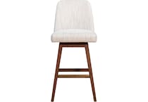 armn brown oak   beige inch & over bar seat stool   
