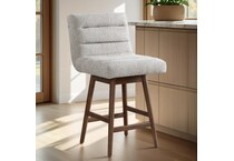 armn brown oak   morning fog inch & over bar seat stool   