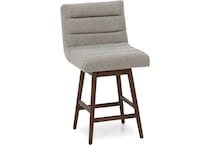 armn brown oak   morning fog inch & over bar seat stool   