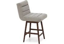 armn brown oak   morning fog inch & over bar seat stool   