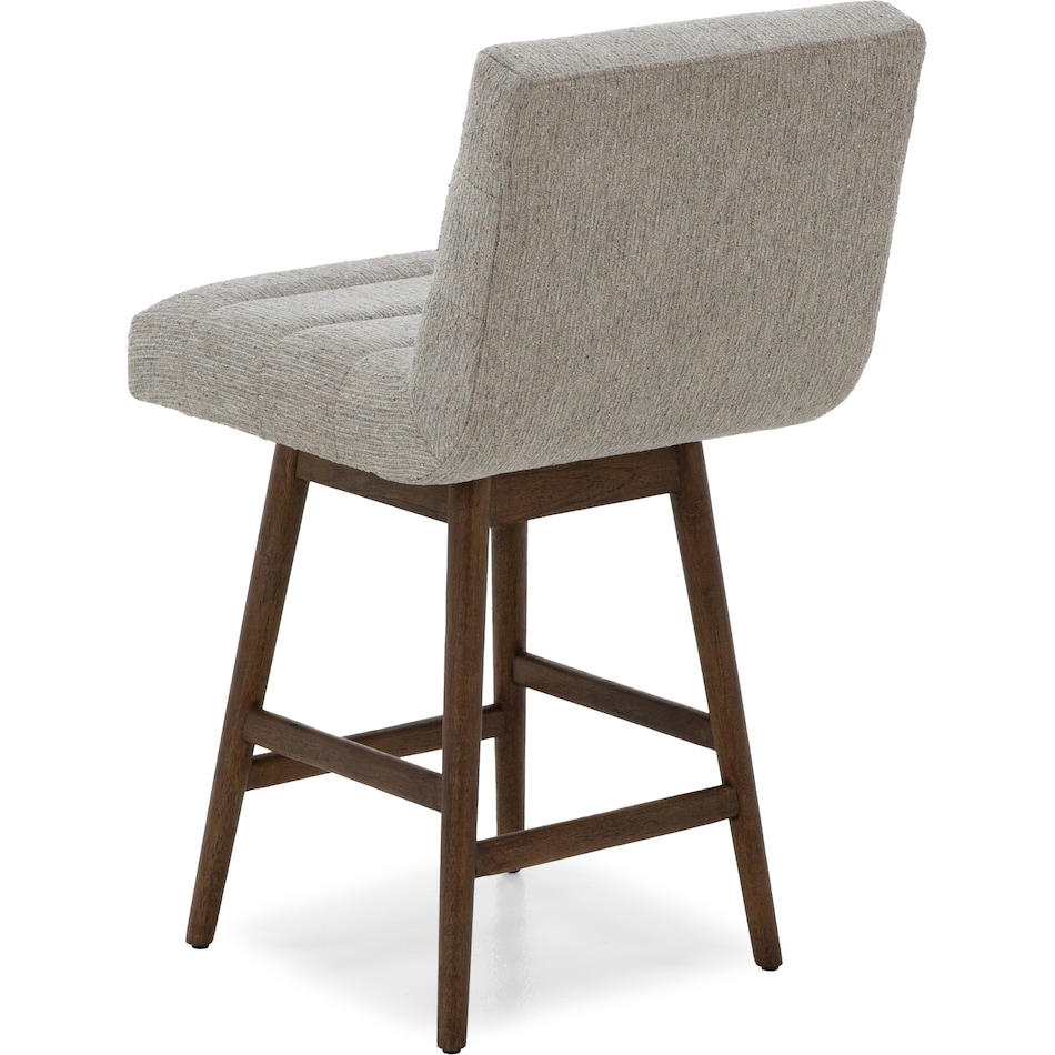 armn brown oak   morning fog inch & over bar seat stool   