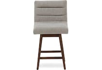 armn brown oak   morning fog inch & over bar seat stool   