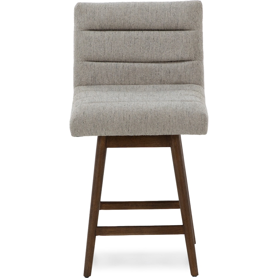 armn brown oak   morning fog inch & over bar seat stool   