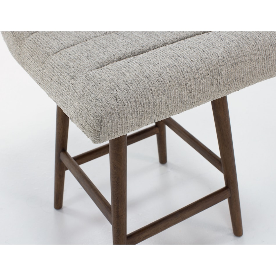 armn brown oak   morning fog inch & over bar seat stool   