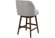 armn brown oak   taupe inch & over bar seat stool   