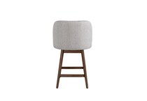 armn brown oak   taupe inch & over bar seat stool   