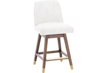 armn brown oak beige inch & over bar seat stool   