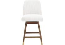 armn brown oak beige inch & over bar seat stool   