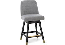 armn grey oak   mocha inch & over bar seat stool   