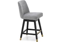 armn grey oak   mocha inch & over bar seat stool   