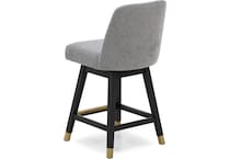 armn grey oak   mocha inch & over bar seat stool   