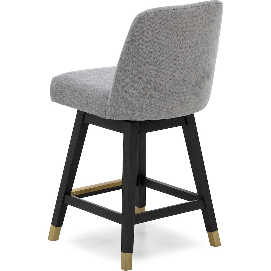 armn grey oak   mocha inch & over bar seat stool   
