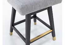 armn grey oak   mocha inch & over bar seat stool   