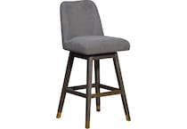 armn grey oak   mocha inch & over bar seat stool   