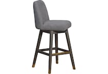 armn grey oak   mocha inch & over bar seat stool   