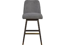 armn grey oak   mocha inch & over bar seat stool   